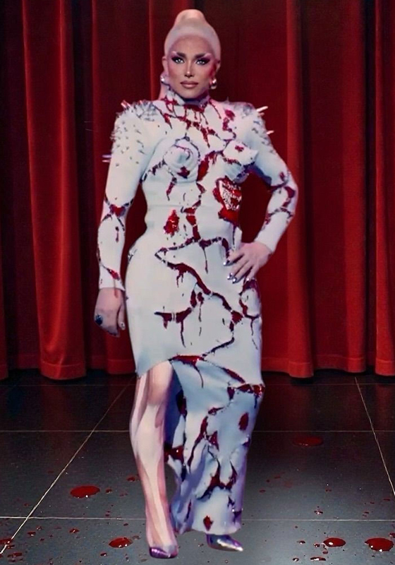 Beautiful Nightmare Drag Gown